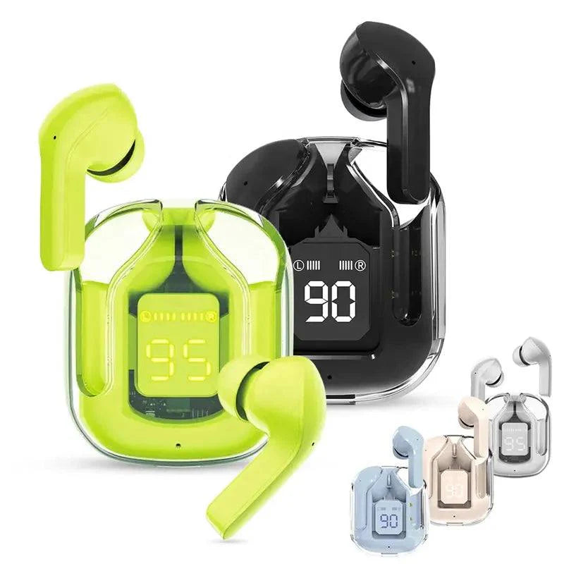 Fone de Ouvido Bluetooth TWS T6 Crystal - Loja Marviva
