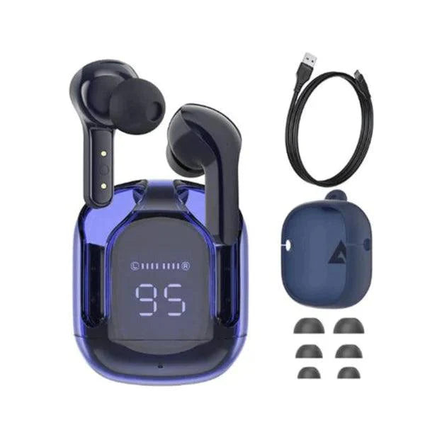 Fone de Ouvido Bluetooth TWS T6 Crystal - Loja Marviva
