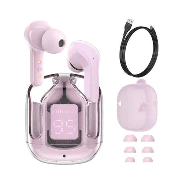 Fone de Ouvido Bluetooth TWS T6 Crystal - Loja Marviva